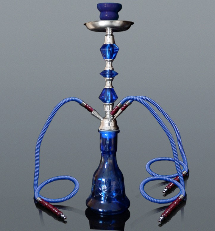 Hookah kék vízipipa 3 csöves 57 cm